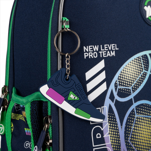 Школьный рюкзак YES Your Goal H-100, каркасный, два отделения, два боковых кармана Школьный рюкзак YES Your Goal H-100, каркасный, два отделения, два боковых кармана