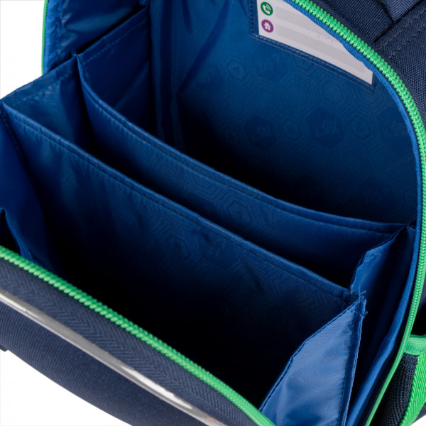 Школьный рюкзак YES Your Goal H-100, каркасный, два отделения, два боковых кармана Школьный рюкзак YES Your Goal H-100, каркасный, два отделения, два боковых кармана