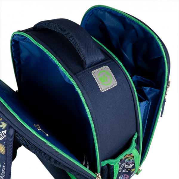 Школьный рюкзак YES Your Goal H-100, каркасный, два отделения, два боковых кармана Школьный рюкзак YES Your Goal H-100, каркасный, два отделения, два боковых кармана