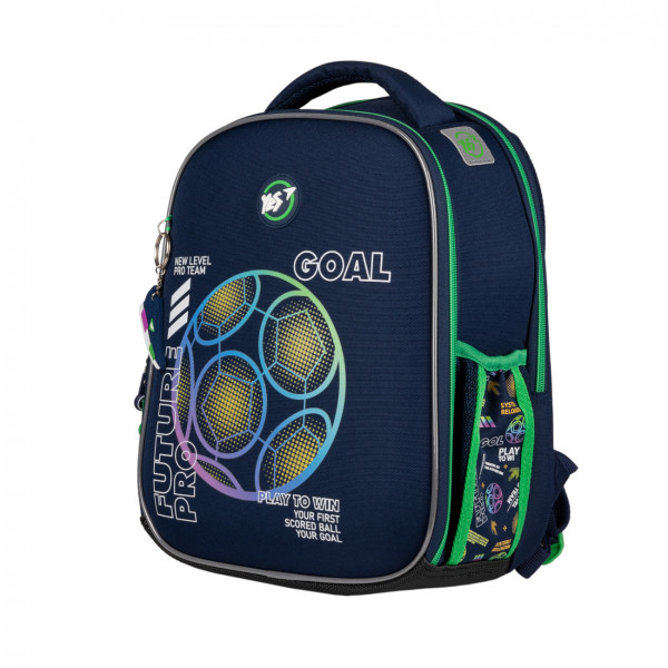 Школьный рюкзак YES Your Goal H-100, каркасный, два отделения, два боковых кармана Школьный рюкзак YES Your Goal H-100, каркасный, два отделения, два боковых кармана