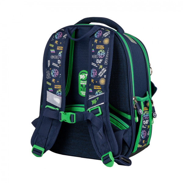 Школьный рюкзак YES Your Goal H-100, каркасный, два отделения, два боковых кармана Школьный рюкзак YES Your Goal H-100, каркасный, два отделения, два боковых кармана