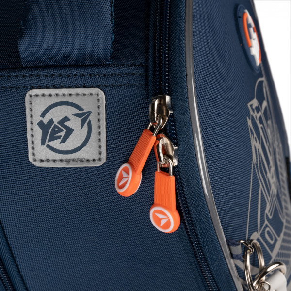 Школьный рюкзак Yes Fighter H-100, каркасный, два отделения, два боковых кармана Школьный рюкзак Yes Fighter H-100, каркасный, два отделения, два боковых кармана