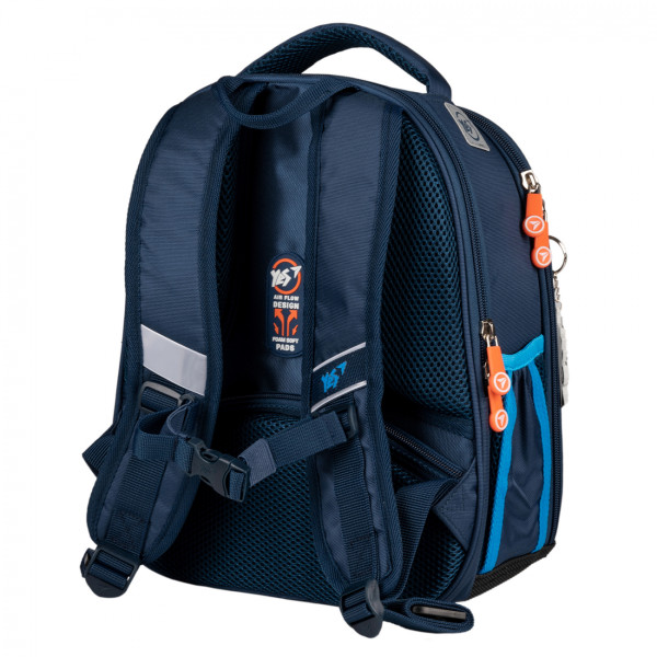 Школьный рюкзак Yes Fighter H-100, каркасный, два отделения, два боковых кармана Школьный рюкзак Yes Fighter H-100, каркасный, два отделения, два боковых кармана