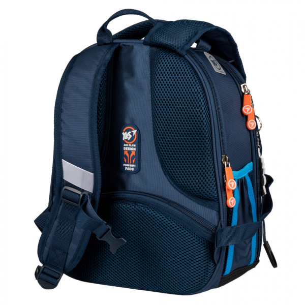 Школьный рюкзак Yes Fighter H-100, каркасный, два отделения, два боковых кармана Школьный рюкзак Yes Fighter H-100, каркасный, два отделения, два боковых кармана