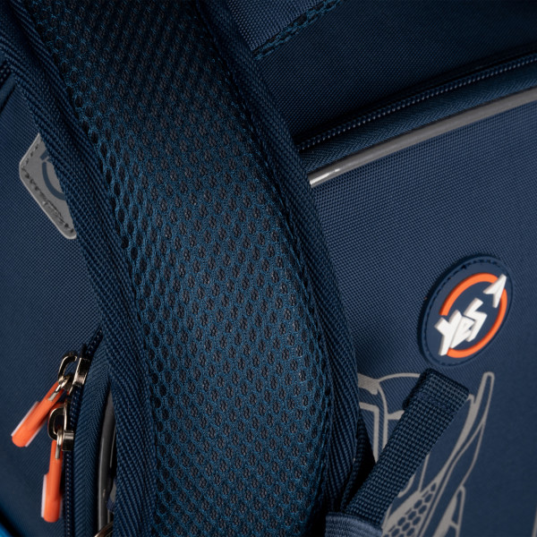 Школьный рюкзак Yes Fighter H-100, каркасный, два отделения, два боковых кармана Школьный рюкзак Yes Fighter H-100, каркасный, два отделения, два боковых кармана