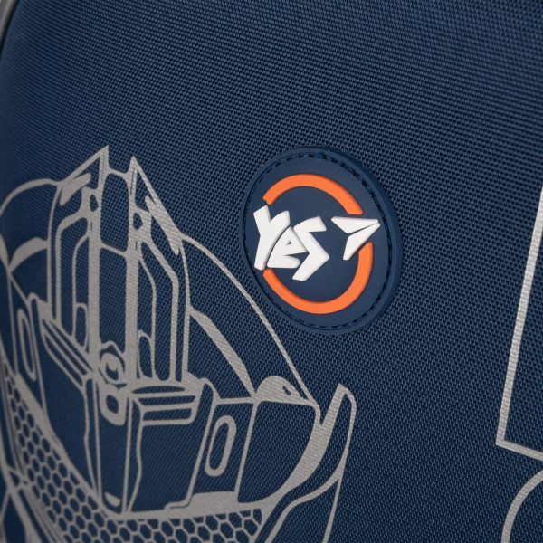 Школьный рюкзак Yes Fighter H-100, каркасный, два отделения, два боковых кармана Школьный рюкзак Yes Fighter H-100, каркасный, два отделения, два боковых кармана