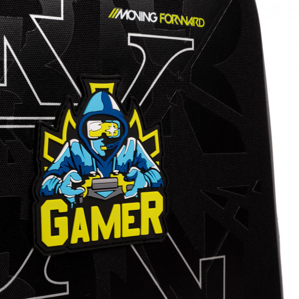 Рюкзак школьный каркасный Yes Game S-78 два отделения, фронтальный карман, боковые карманы Рюкзак школьный каркасный Yes Game S-78 два отделения, фронтальный карман, боковые карманы