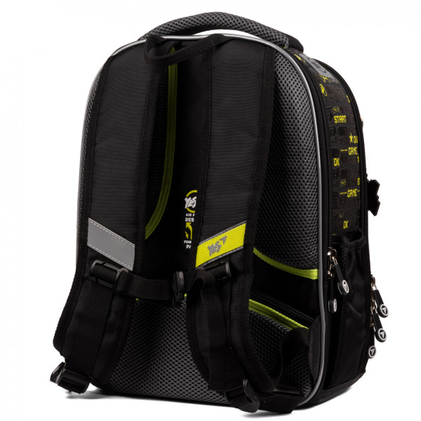 Рюкзак школьный каркасный Yes Game S-78 два отделения, фронтальный карман, боковые карманы Рюкзак школьный каркасный Yes Game S-78 два отделения, фронтальный карман, боковые карманы