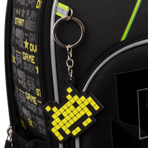 Рюкзак школьный каркасный Yes Game S-78 два отделения, фронтальный карман, боковые карманы Рюкзак школьный каркасный Yes Game S-78 два отделения, фронтальный карман, боковые карманы