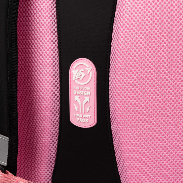 Рюкзак школьный мягкий Yes Perfect S-52 Ergo два отделения, два открытых боковых кармана, фронтальный карман Рюкзак школьный мягкий Yes Perfect S-52 Ergo два отделения, два открытых боковых кармана, фронтальный карман