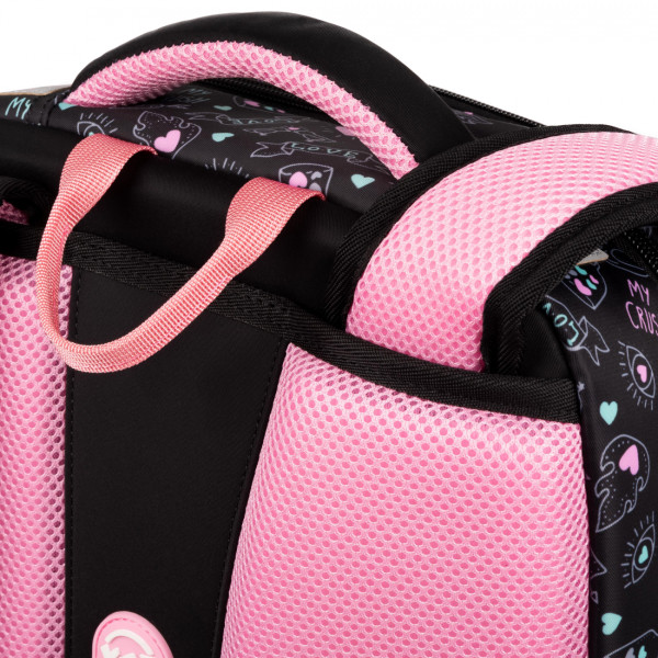 Рюкзак школьный мягкий Yes Perfect S-52 Ergo два отделения, два открытых боковых кармана, фронтальный карман Рюкзак школьный мягкий Yes Perfect S-52 Ergo два отделения, два открытых боковых кармана, фронтальный карман