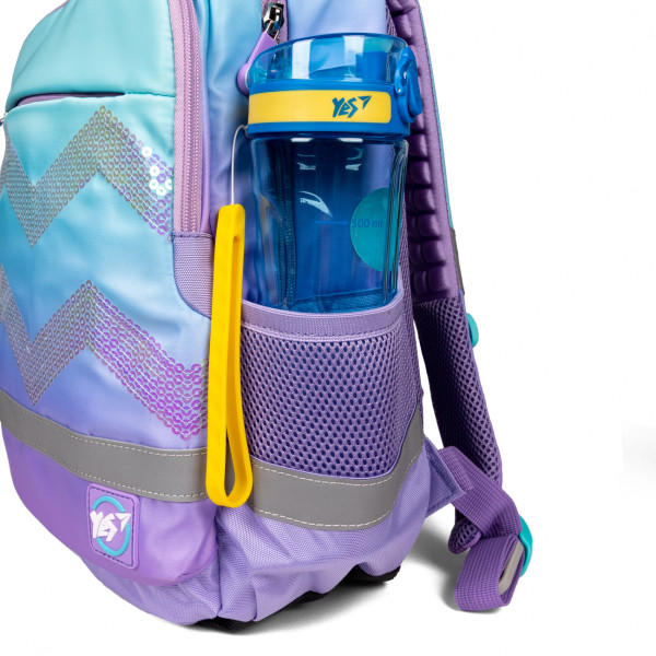 Рюкзак школьный мягкий Yes Sparkle S-52 Ergo два отделения, два открытых боковых кармана, фронтальный карман Рюкзак школьный мягкий Yes Sparkle S-52 Ergo два отделения, два открытых боковых кармана, фронтальный карман