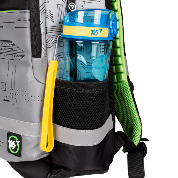 Ортопедичний шкільний рюкзак фірми YES, напівкаркасний на два відділення, фронтальні кишені Ортопедичний шкільний рюкзак фірми YES, напівкаркасний на два відділення, фронтальні кишені