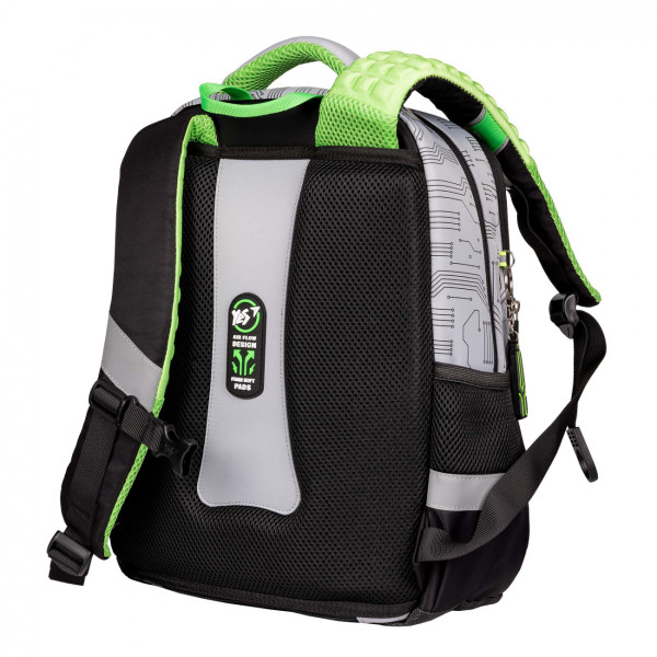 Ортопедичний шкільний рюкзак фірми YES, напівкаркасний на два відділення, фронтальні кишені Ортопедичний шкільний рюкзак фірми YES, напівкаркасний на два відділення, фронтальні кишені