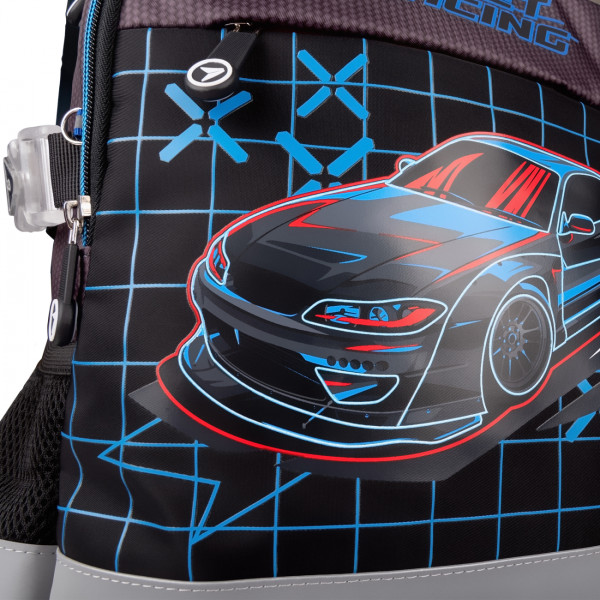 Рюкзак школьный мягкий Yes Street Racing S-52 Ergo два отделения, два открытых боковых кармана, фронтальный карман Рюкзак школьный мягкий Yes Street Racing S-52 Ergo два отделения, два открытых боковых кармана, фронтальный карман