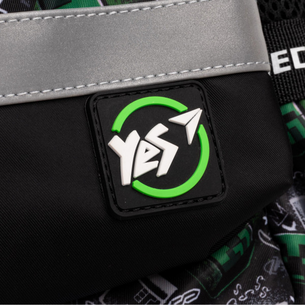 Рюкзак школьный мягкий Yes Minecraft S-52 Ergo два отделения, два открытых боковых кармана, фронтальный карман