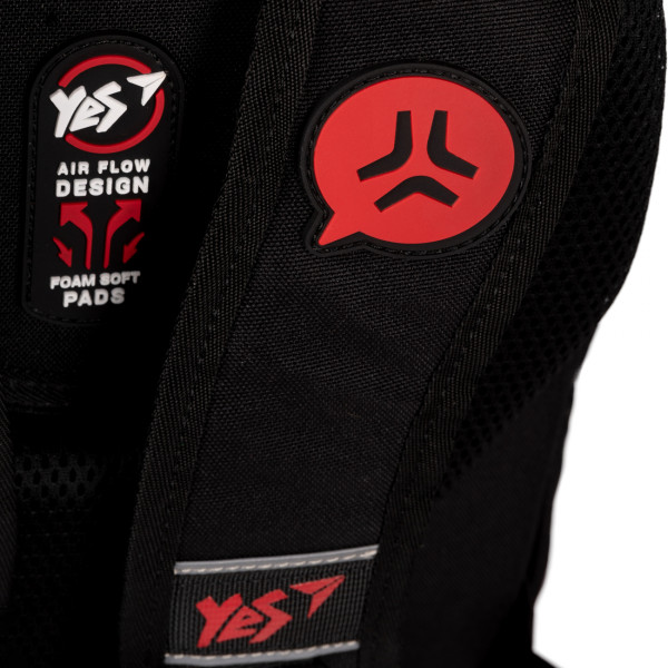 Рюкзак школьный полукаркасный Yes Samurai S-91 два отделения, фронтальный карман, боковые карманы Рюкзак школьный полукаркасный Yes Samurai S-91 два отделения, фронтальный карман, боковые карманы