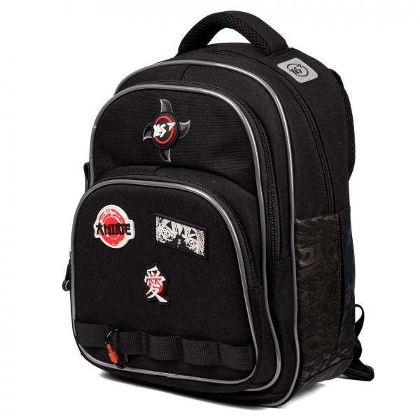 Рюкзак школьный полукаркасный Yes Samurai S-91 два отделения, фронтальный карман, боковые карманы Рюкзак школьный полукаркасный Yes Samurai S-91 два отделения, фронтальный карман, боковые карманы