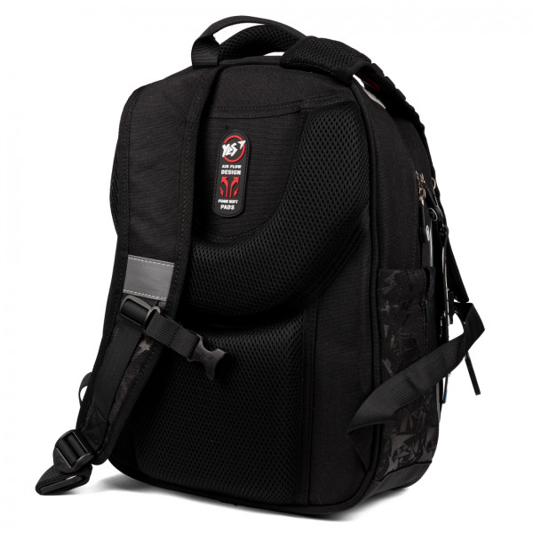 Рюкзак школьный полукаркасный Yes Samurai S-91 два отделения, фронтальный карман, боковые карманы Рюкзак школьный полукаркасный Yes Samurai S-91 два отделения, фронтальный карман, боковые карманы