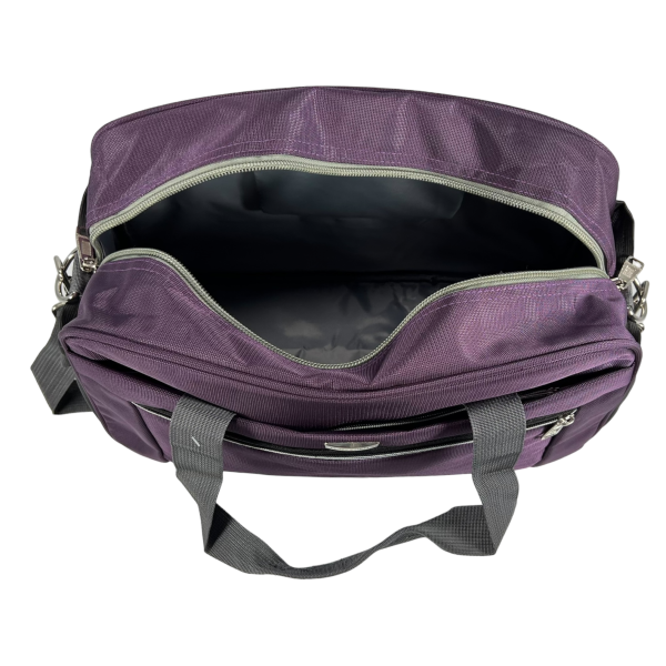 Дорожная сумка TONGSHENG на три отделения 598-3 фиолетовый Дорожная сумка TONGSHENG на три отделения 598-3 фиолетовый