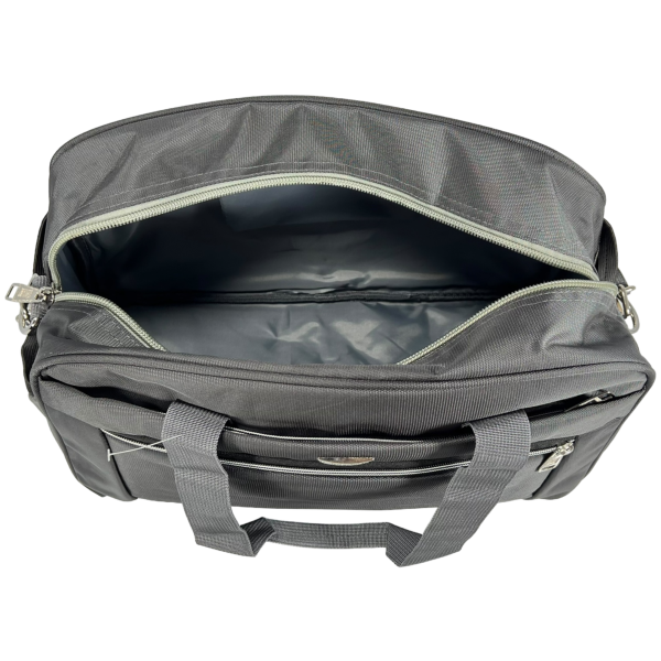 Дорожная сумка TONGSHENG на три отделения 598-4 серая Дорожная сумка TONGSHENG на три отделения 598-4 серая