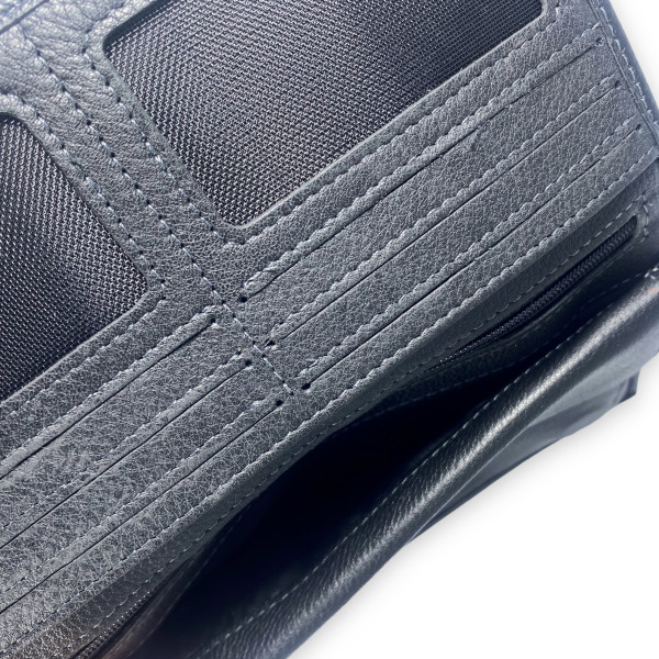 Стильний чоловічий гаманець з натуральноі шкіри, колір чорний