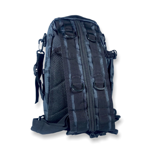 Сумка-рюкзак через плечо, два отдела, карман на обороте, серый камуфляж Сумка-рюкзак через плечо, два отдела, карман на обороте, серый камуфляж