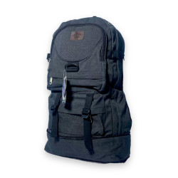 Брезентовий рюкзак з розширенням, 35 л, чорний Брезентовий рюкзак з розширенням, 35 л, чорний