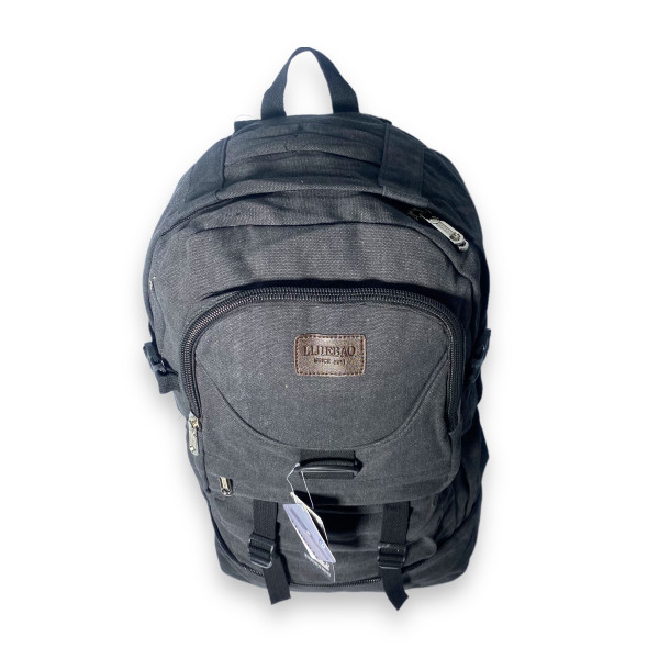 Брезентовий рюкзак з розширенням, 35 л, чорний Брезентовий рюкзак з розширенням, 35 л, чорний