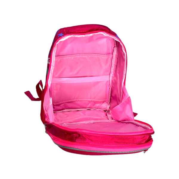 Шкільний рюкзак на два відділення, 16 л, рожевий Шкільний рюкзак на два відділення, 16 л, рожевий
