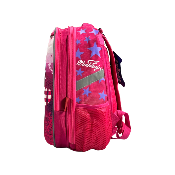 Шкільний рюкзак для дівчаток на два відділення, рожевий Шкільний рюкзак для дівчаток на два відділення, рожевий