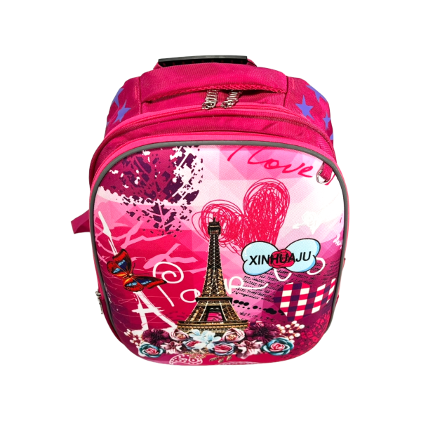 Шкільний рюкзак для дівчаток на два відділення, рожевий Шкільний рюкзак для дівчаток на два відділення, рожевий