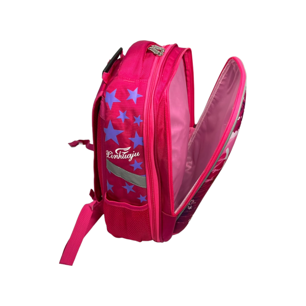 Шкільний рюкзак для дівчаток на два відділення, рожевий Шкільний рюкзак для дівчаток на два відділення, рожевий