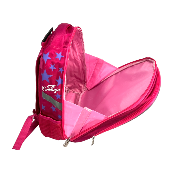 Шкільний рюкзак для дівчаток на два відділення, рожевий Шкільний рюкзак для дівчаток на два відділення, рожевий