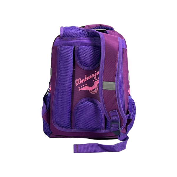 Школьный рюкзак на два отделения для девочки, фиолетовый Школьный рюкзак на два отделения для девочки, фиолетовый