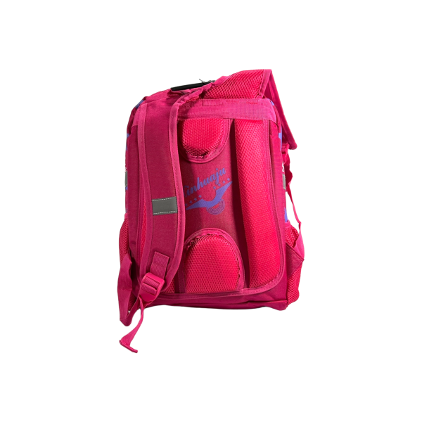 Школьный рюкзак для девочек с Авокадо на два отделения, розовый Школьный рюкзак для девочек с Авокадо на два отделения, розовый