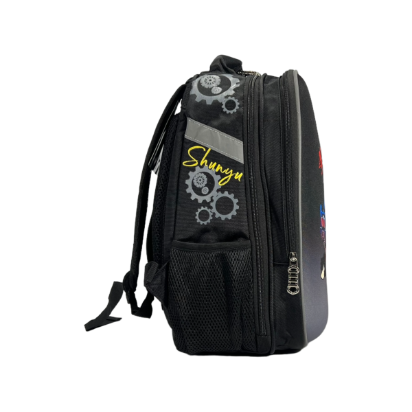 Школьный рюкзак для мальчика на два отделения, 16 л, черный Школьный рюкзак для мальчика на два отделения, 16 л, черный