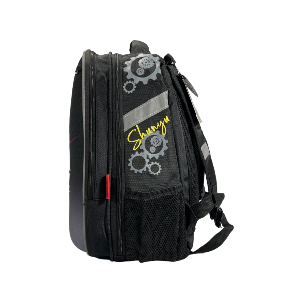 Школьный рюкзак для мальчика на два отделения, 16 л, черный Школьный рюкзак для мальчика на два отделения, 16 л, черный