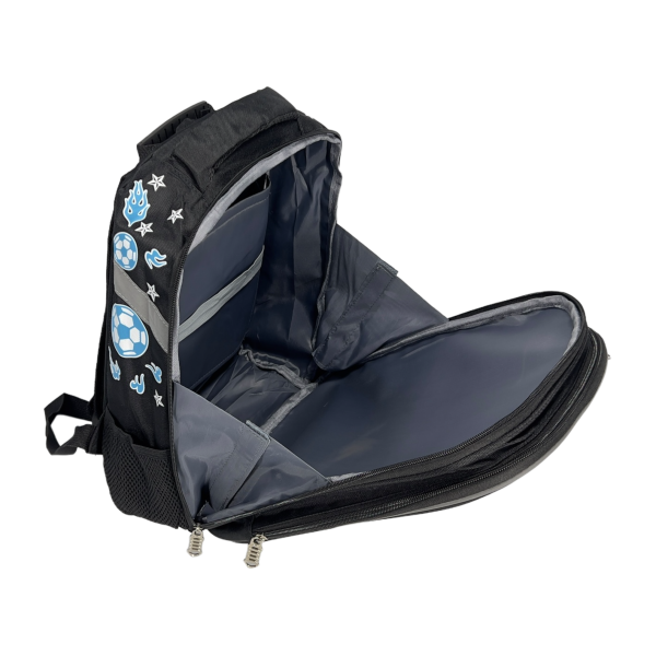 Шкільний рюкзак на два відділення, 16 л, колір чорний Шкільний рюкзак на два відділення, 16 л, колір чорний