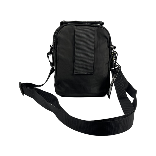 Компактна та зручна сумка через плече на 2 л, 4 відділення, застібка на блискавці, чорна