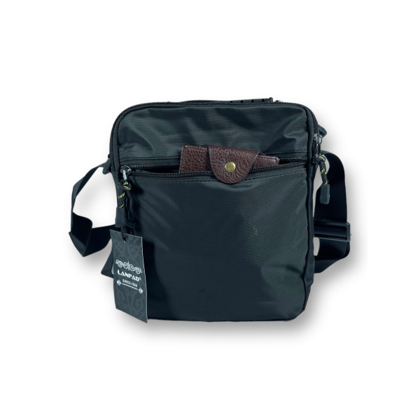 Сумка через плечо, 4 л, 2 отделения, 1 карман на обороте, черная Сумка через плечо, 4 л, 2 отделения, 1 карман на обороте, черная