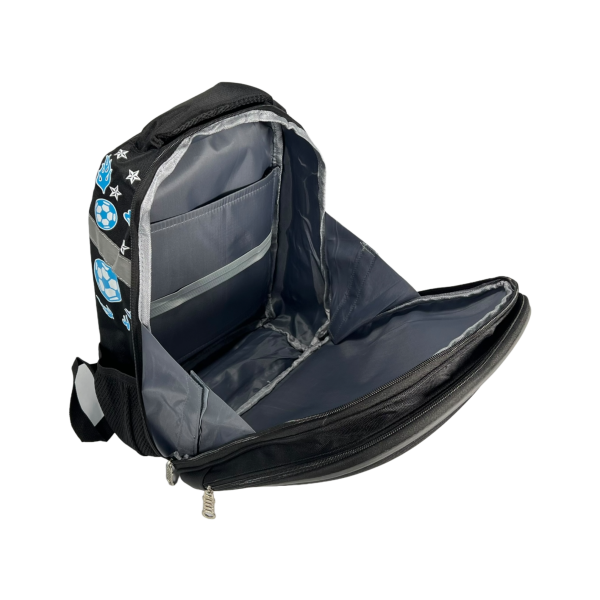 Школьный рюкзак на два отделения, черный Школьный рюкзак на два отделения, черный