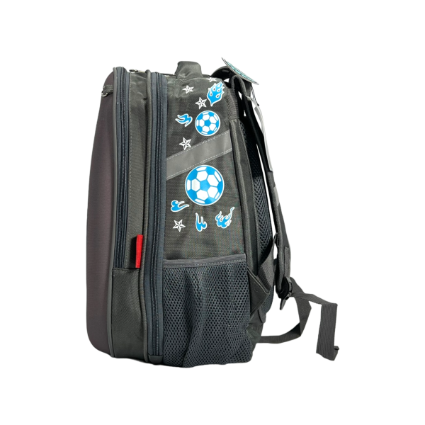 Школьный рюкзак для мальчиков на два отделения, серый Школьный рюкзак для мальчиков на два отделения, серый