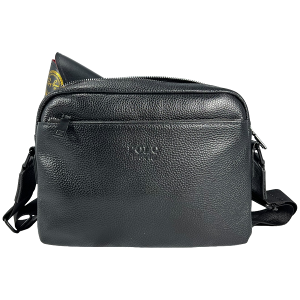 Стильна, елегантна сумка через плече на три відділення з натуральної шкіри Стильна, елегантна сумка через плече на три відділення з натуральної шкіри