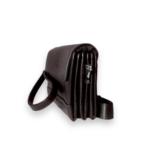 Мужской кошелек клатч Langsa портмоне из экокожи три отдела дополнительные карманы размер: 20*13*5 см коричневый Мужской кошелек клатч Langsa портмоне из экокожи три отдела дополнительные карманы размер: 20*13*5 см коричневый