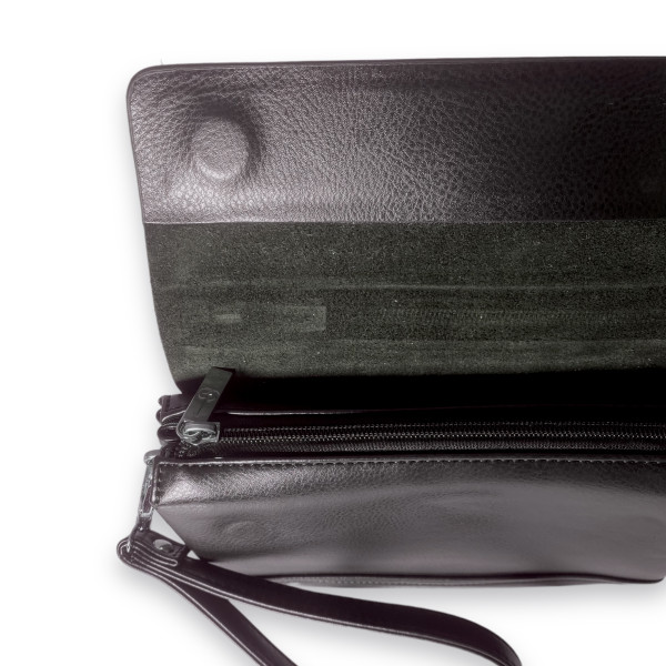 Мужской кошелек клатч Langsa портмоне из экокожи три отдела дополнительные карманы размер: 20*13*5 см коричневый Мужской кошелек клатч Langsa портмоне из экокожи три отдела дополнительные карманы размер: 20*13*5 см коричневый