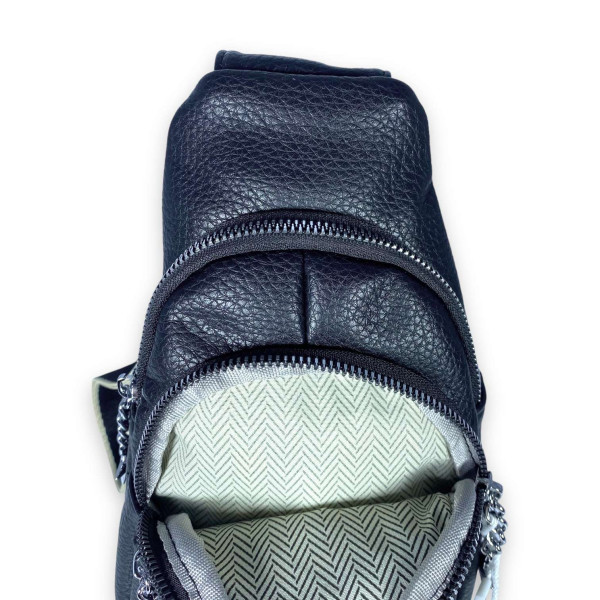 Сумка слинг женская через плечо Fashion&bags два отделения экокожа размеры 25*15*7см черный Сумка слинг женская через плечо Fashion&bags два отделения экокожа размеры 25*15*7см черный