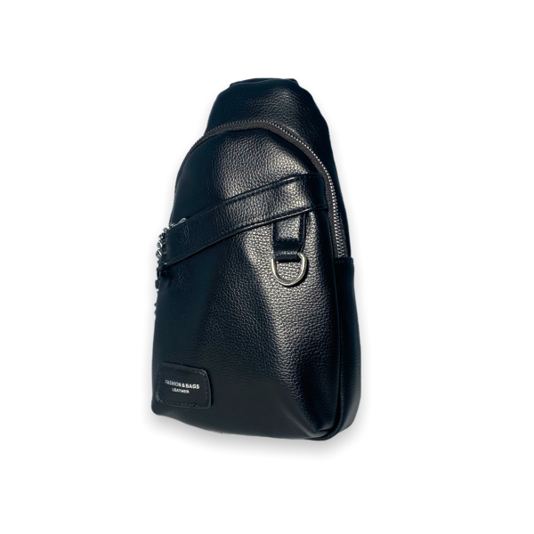 Слинг, сумка женская через плечо, одно отделение  экокожа, с одной лямкой, 6697 размеры 27*15*5 см черный