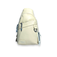 Слинг сумка женская через плечо одно отделение экокожа с одной лямкой, 6697 размеры 27*15*5 см молочный