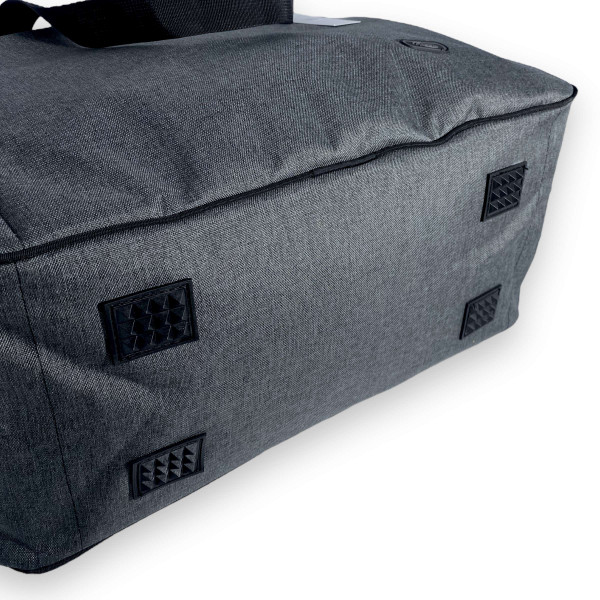 Дорожная сумка на одно отделение, 59 л, серая